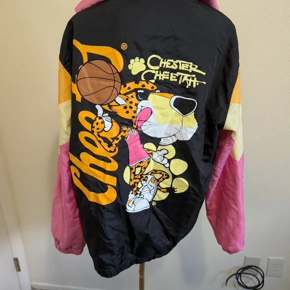 Cheetos Colorblock Windbreaker - Black, Pink, Orange - Picture 2 of 5